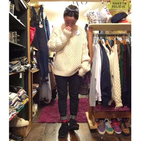 [USED] Vintaga Sears ケーブルニット