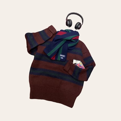 [USED] POLO RalphLauren ボーダーニット