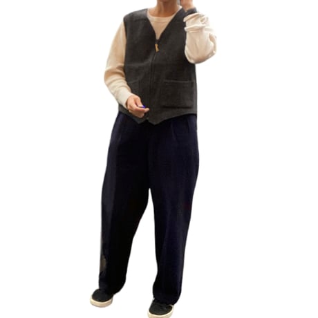 [USED] ZIP wool  vest