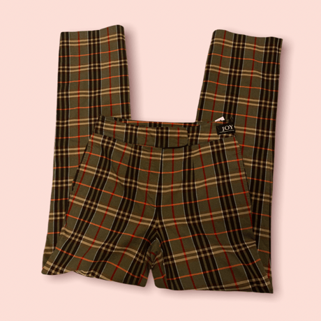 [USED] チェック柄 スリット PANTS