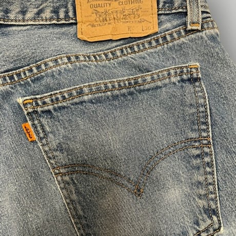 [USED] Levis  ORANGE TAB DENIM ハーフパンツ(W35)