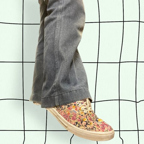 [USED]花柄🌸🌼🌷VANS AUTHENTIC