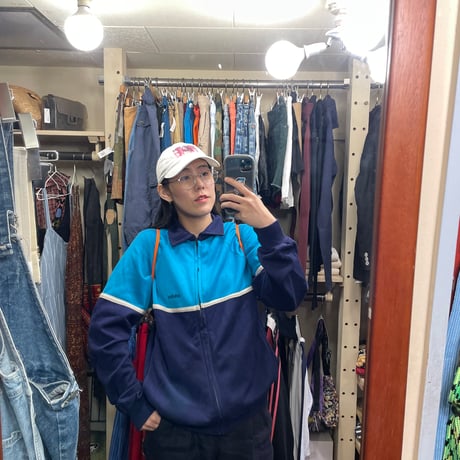 [USED]vintage 70's adidas ラグラン zip jkt