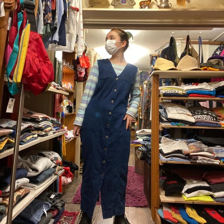 [USED] ボーダーちびロンTee♡BLUE