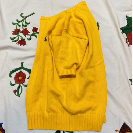 [USED] Ralph Lauren S/S  COTTON ニット