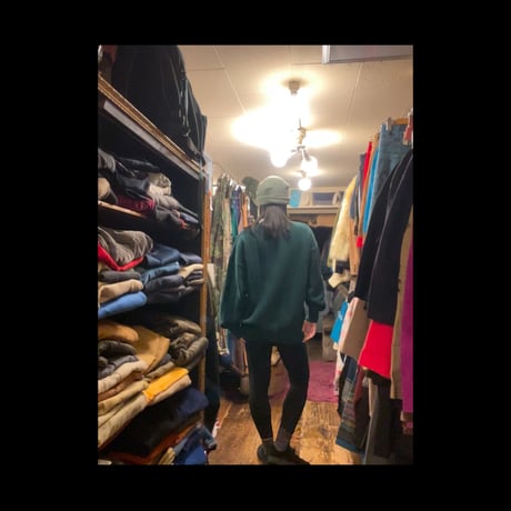 [USED] Green Hand Framed Knit 💚