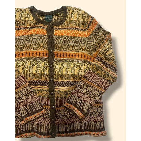 [USED] 秋色ニットカーディガン🤎🌿