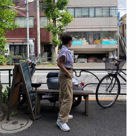 花柄🌼フレンチスリーブシャツ