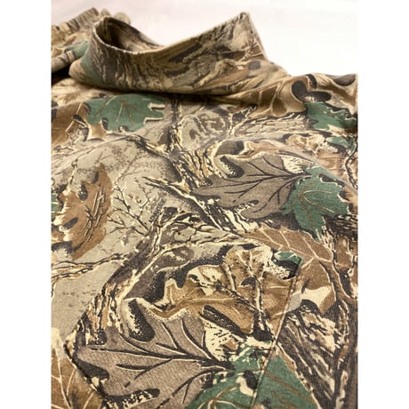 [USED] 90's リアルTREE CAMO Hi-Neck ロンTee