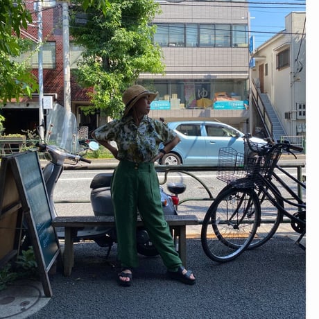 虎柄オープンシャツ🐅💚