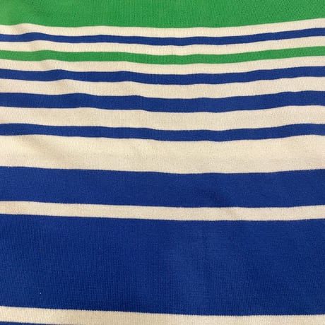 [USED] RalphLaurenマルチボーダーワンピース💚💙