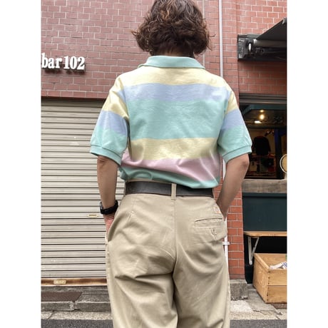 [USED] Polo Ralph Lauren マルチボーダーポロ♡