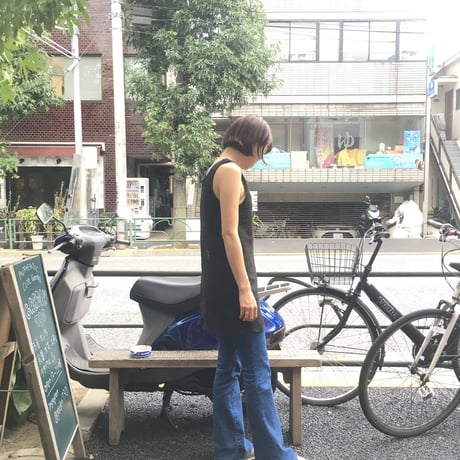 [USED] 裏地付き♡BLKメッシュタンク