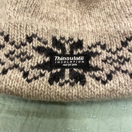 [USED] 霜降りノルディックビーニー❄️