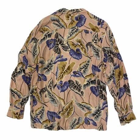 [USED] "Pineapple Juice" RAYON ALOHA SHIRT🌴