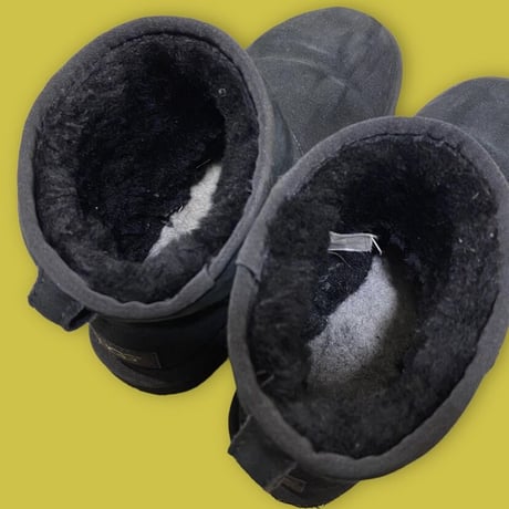 [USED]  UGG🐑シープスキンブーツ BLACK