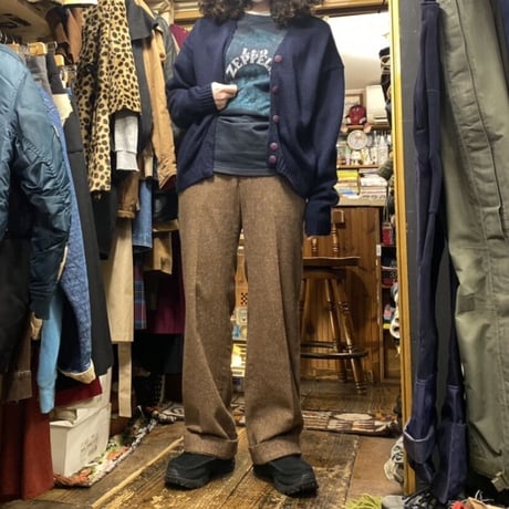 [USED] VINTAGE🤎ツイード パンツ