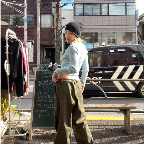 [USED]ニットクロップトップス❄️
