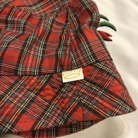 [USED] チェック柄バケットHAT