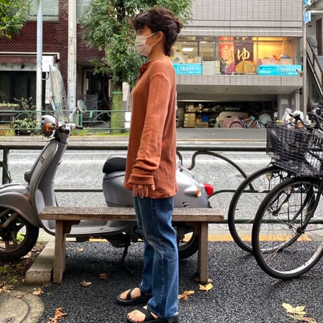 [USED] Eddie Bauerヘンリーネック トップス