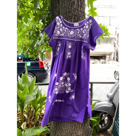 [USED] メキシカン 刺繍ワンピース