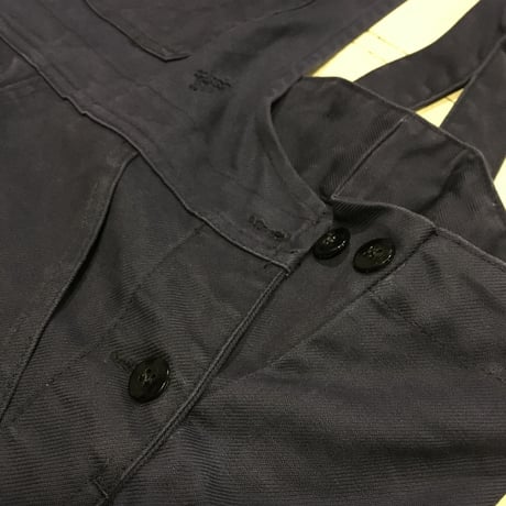 [USED]  vintage  EURO 紺色オーバーオール