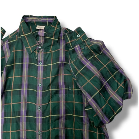 [USED] SILK チェックシャツ