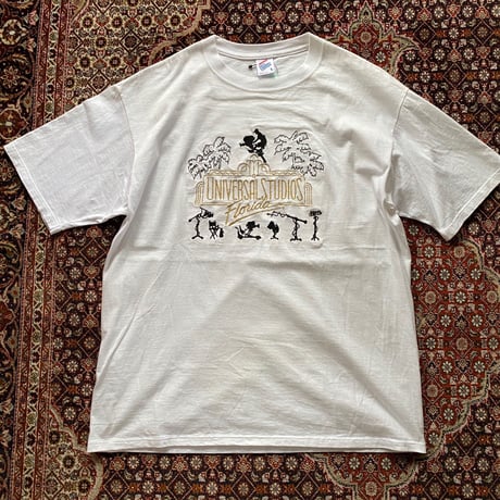 [USED] 90's UNIVERSAL STUDIO フロリダ 刺繍 Tee