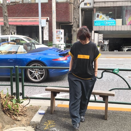[USED] ストライプ レーヨンパンツ