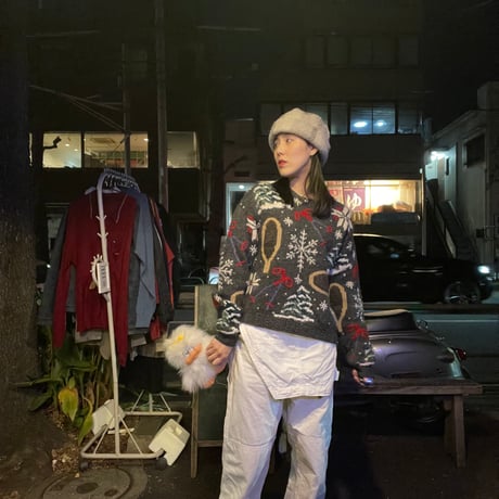 [USED]"REI" winter handmade knit 🎄