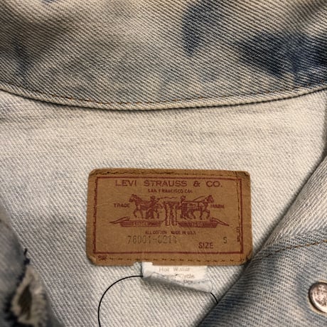 [USED]80's Levi's ブリーチデニム Lady's size
