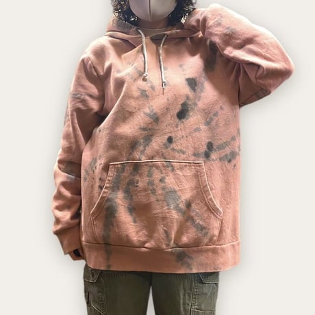 [USED] うすpink💓TIE-DYE PARKA