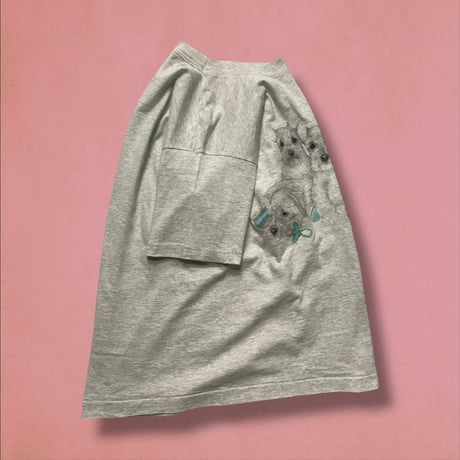 [USED] 白 シュナ パピー tee