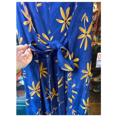 [USED] 花柄レーヨンワンピース