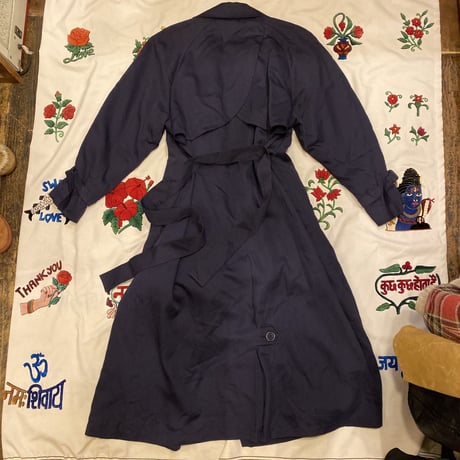 [USED] old"LONDON FOG"♡ネイビートレンチ