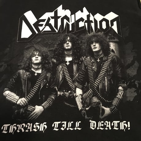 [USED] DESTRUCTION cutoff  sleeveless Tee