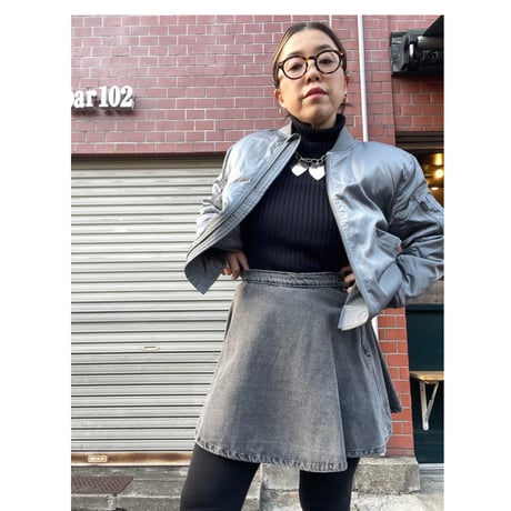 [USED] American apparel デニムミニスカート🩶