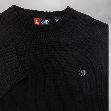 [USED] "CHAPS RALPH LAUREN" COTTON KNIT！