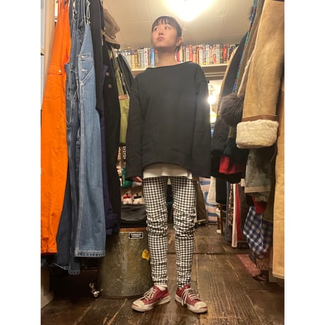 [USED] チェック スキニー PANTS！