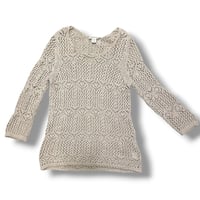 [USED]メッシュcrochetニットTOPS