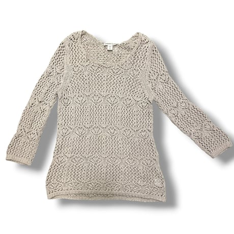 [USED]メッシュcrochetニットTOPS
