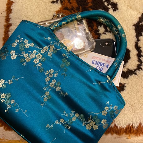 [USED] サテンCHINA ミニBAG❤️
