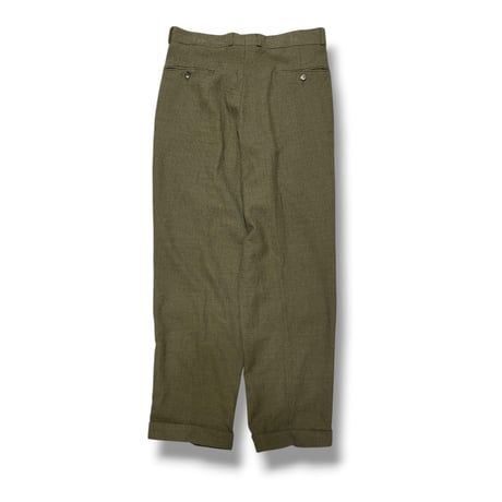 [USED]  春WOOL 2タック スラックス