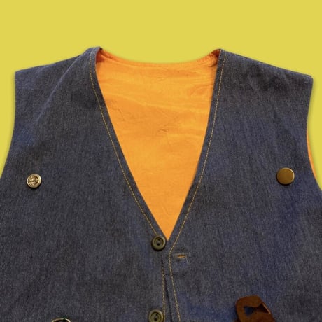 [USED] HAND MADE🧵DENIM ベスト
