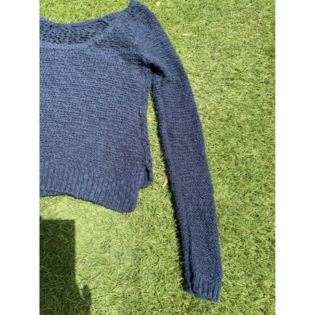 [USED] Abercrombie&Fich かぎ編み COTTON ニット
