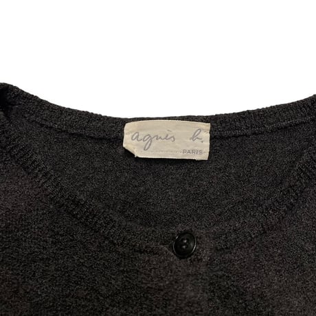 [USED] アニエスb. ふわふわニットカーディガン