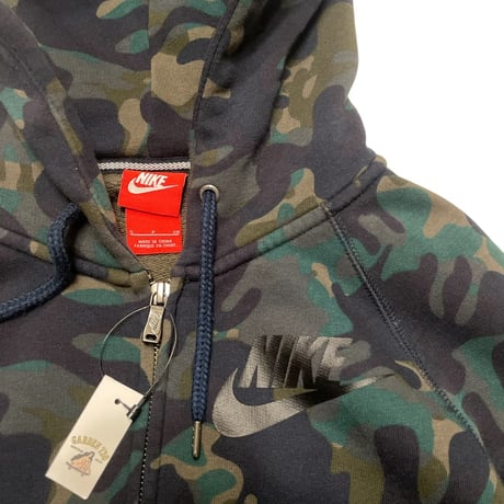 [USED] "NIKE" カモ柄 ZIP PARKA