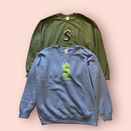 [CHEAP TIME$] "ICE DOLLER" CREW SWEAT
