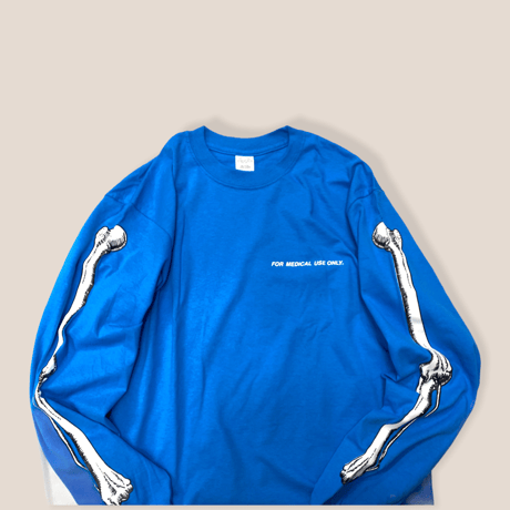 [CHEAP TIME$]  袖ROGO Tee  -BONE-