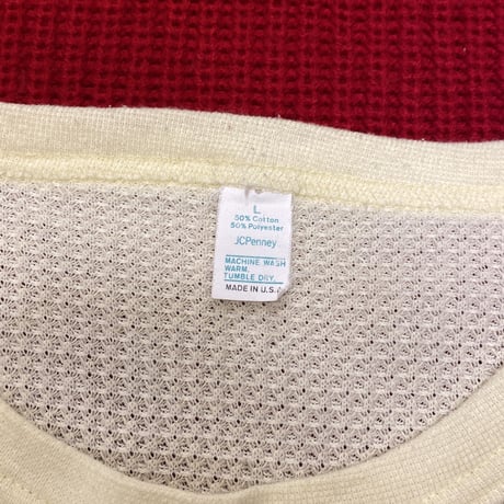 [USED] "JCPenney" CREAM サーマル♡